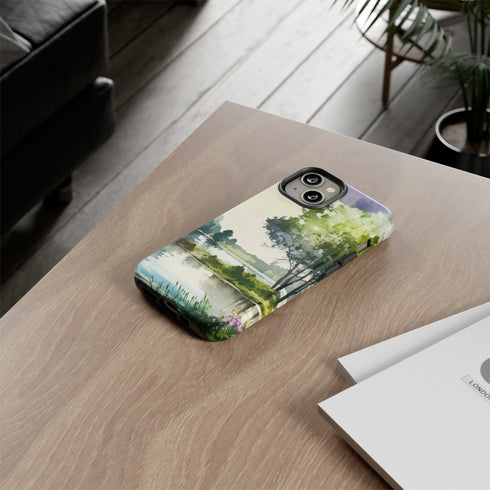 Summer Day by the Lake - Impact Resistant Phone Case